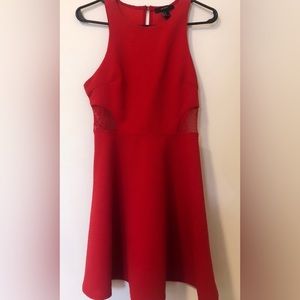 Forever 21 Size Medium Short Red Formal Dress